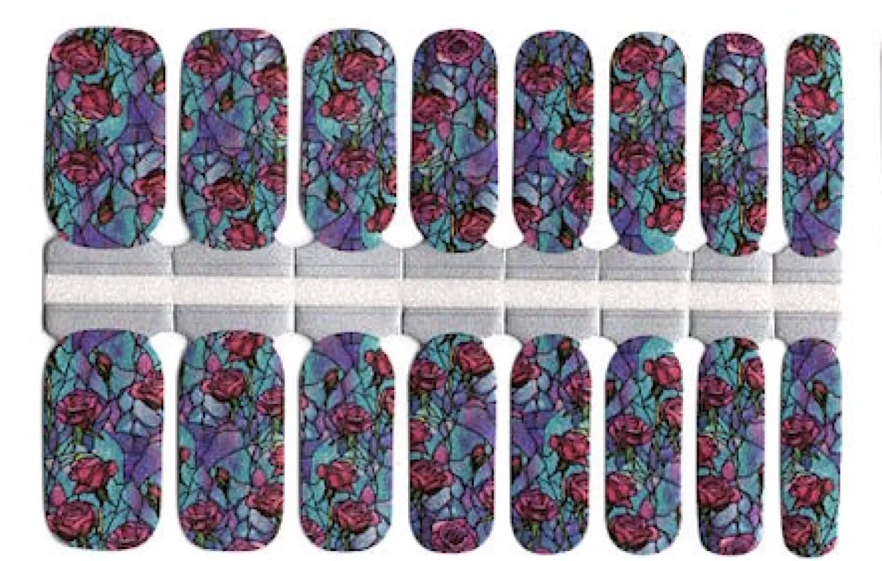 Belle’s Rose  -  Nail Polish Wraps sold by De's Nails