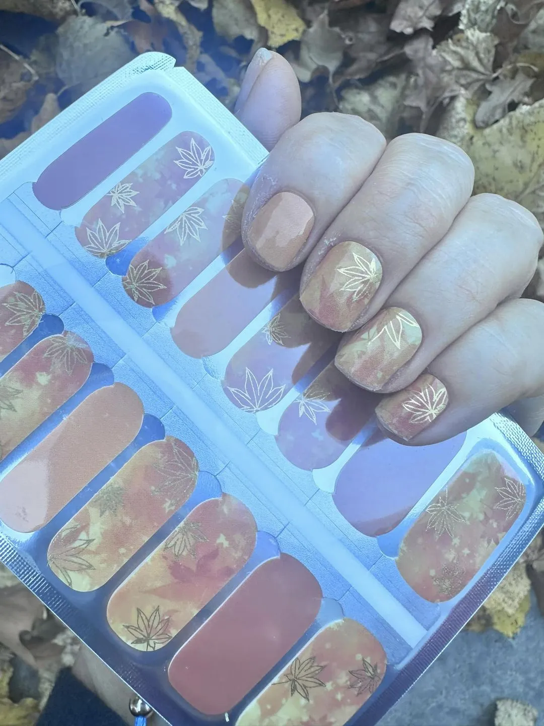 Autumn Foil-age - Nail Polish Wraps sold by De's Nails product image thumbnail 2
