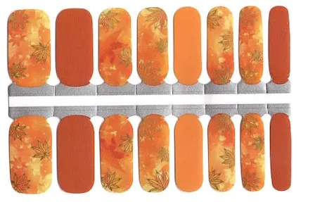 Autumn Foil-age - Nail Polish Wraps sold by De's Nails