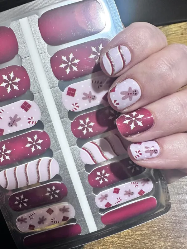 Ginger Snap -  Nail Polish Wraps sold by De's Nails