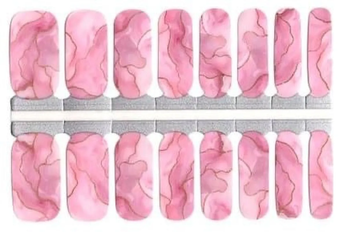 Dusky Marble -  Nail Polish Wraps sold by De's Nails