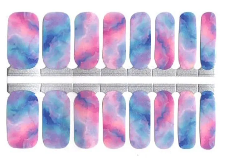 Sweet Swirl- Nail Polish Wraps sold by De's Nails
