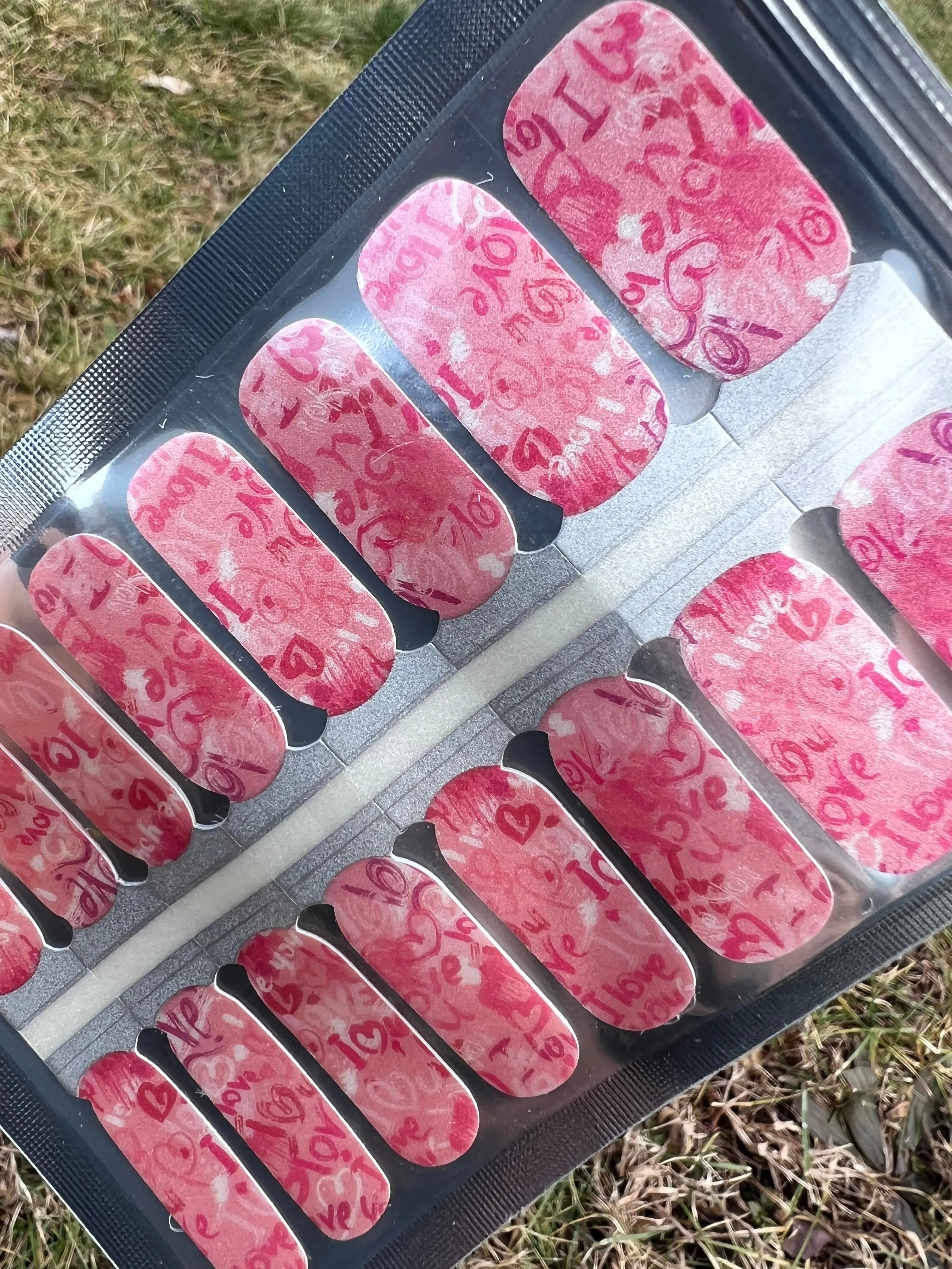 Graffiti Love Nail Polish Wraps sold by De's Nails