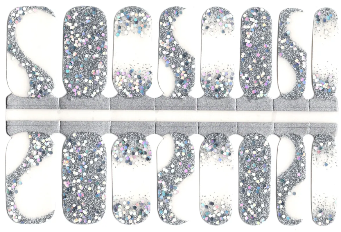 Let It Go - Clear Overlay Nail Polish Wraps sold by De's Nails