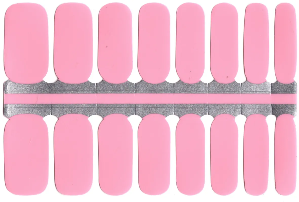 Bubblegum Pink - Nail Polish Wraps sold by De's Nails