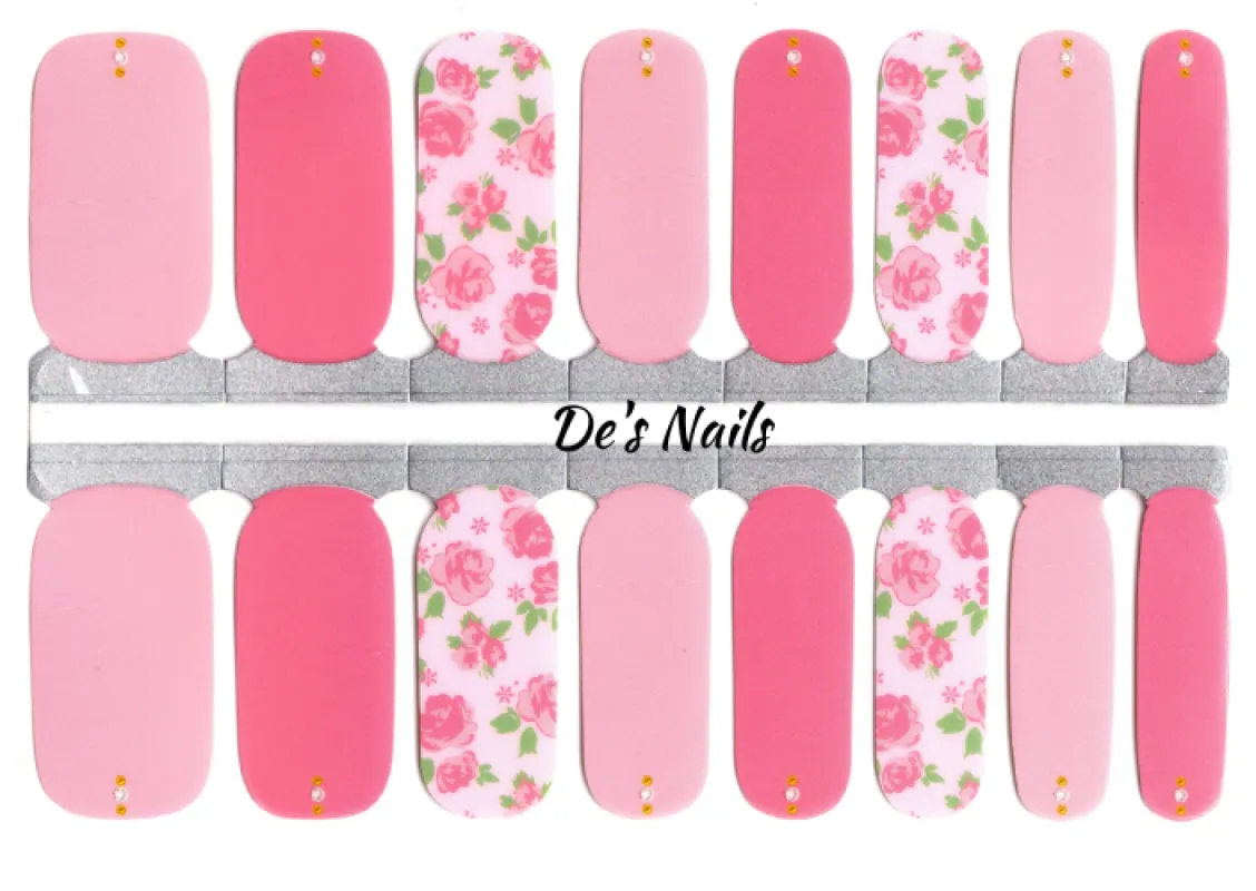 Princess Rose - Nail Polish Wraps sold by De's Nails