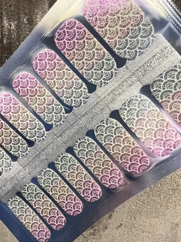 Mermaid Lustre  - Nail Polish Wraps sold by De's Nails