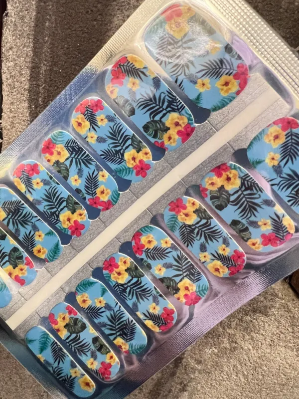 Maui Nail Polish Wraps sold by De's Nails