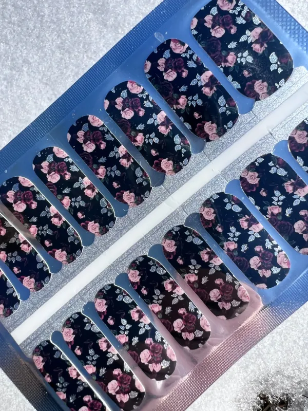 Vintage Rose -  Designer Nail Polish Wraps sold by De's Nails