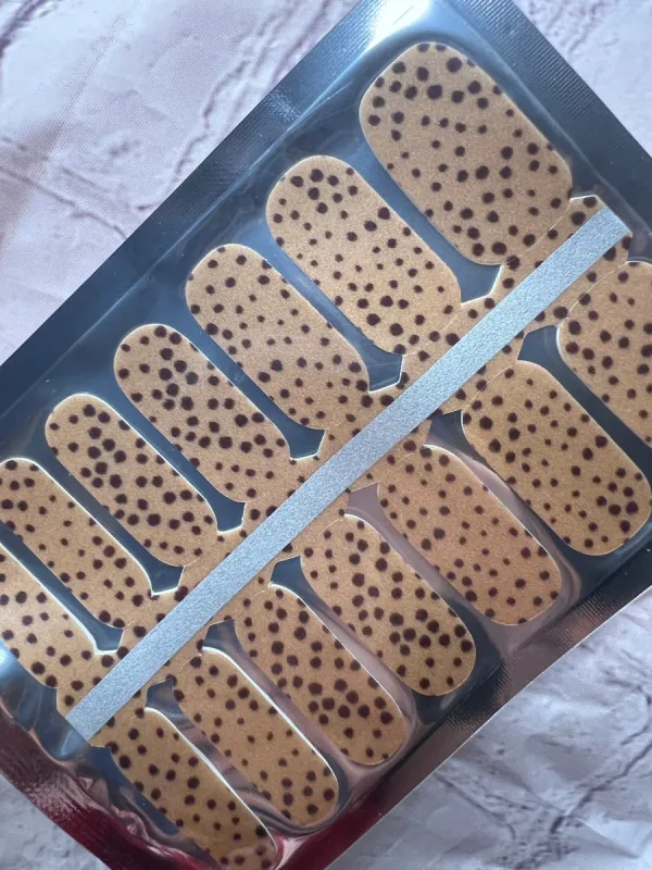 Cheetah Dot - Nail Polish Wraps sold by De's Nails