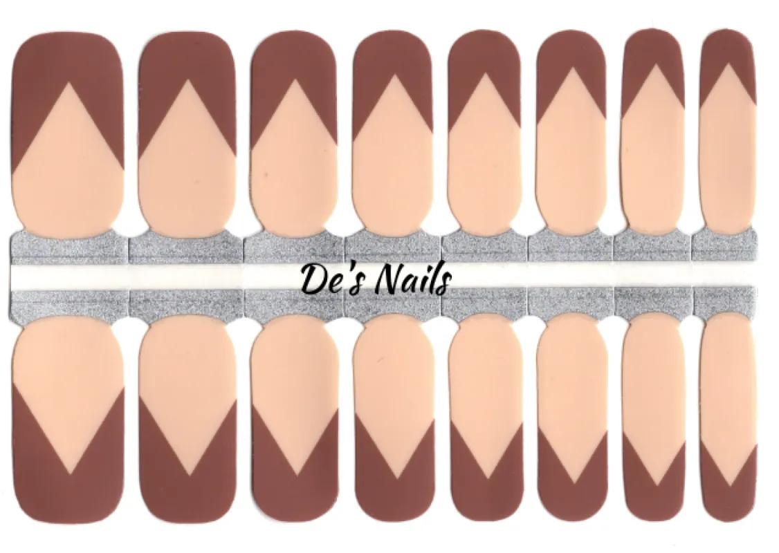 French Press - Nail Polish Wraps sold by De's Nails