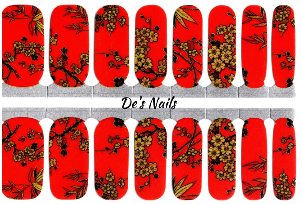 Mulan - Nail Polish Wraps sold by De's Nails