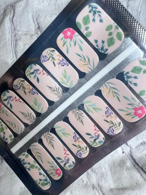 Friendship Flowers - Nail Polish Wraps sold by De's Nails