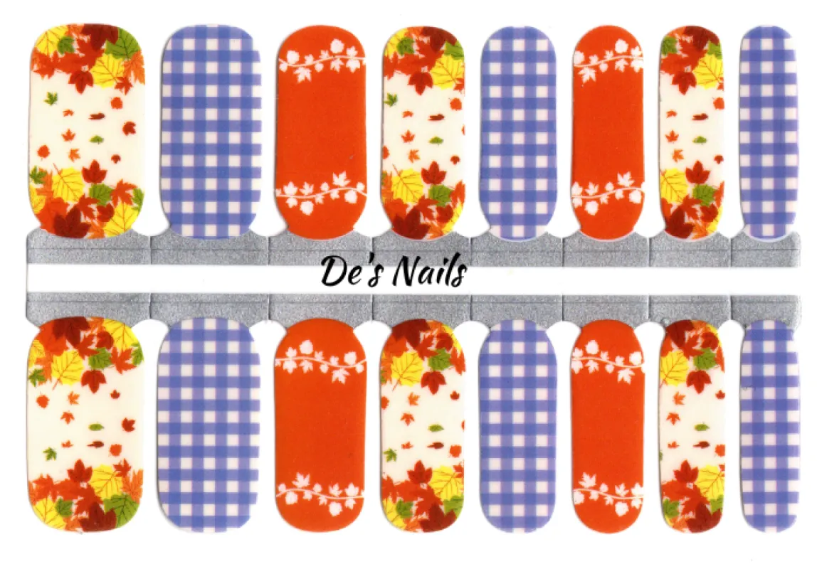 Harvest Fest - Nail Polish Wraps sold by De's Nails