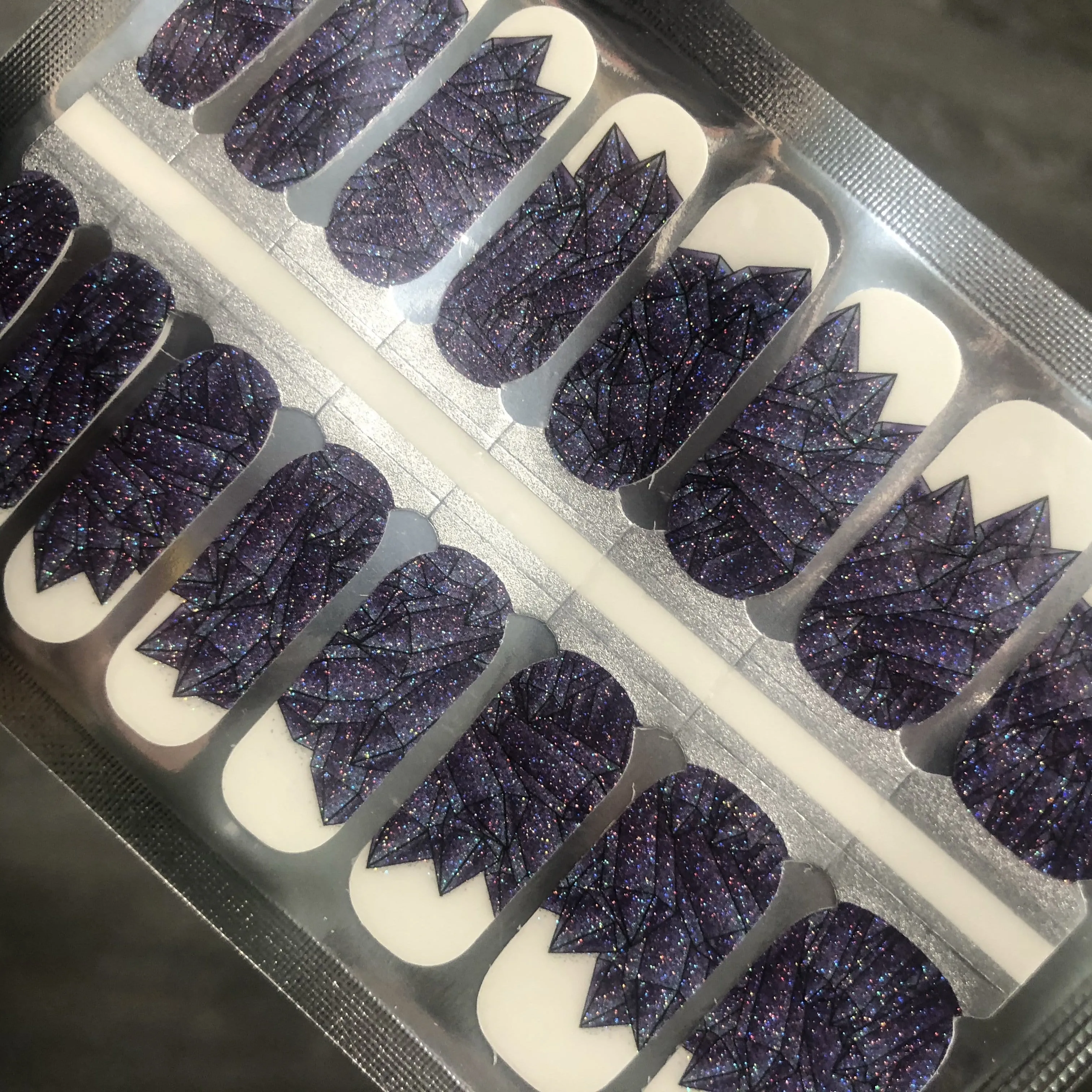 Gem Geode - Clear Overlay Nail Polish Wraps sold by De's Nails product image thumbnail 2