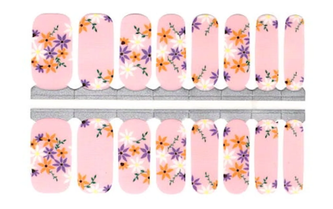 Morning Glory - Semi Transparent Nail Polish Wraps sold by De's Nails