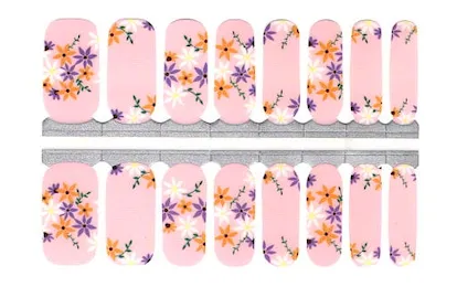 Morning Glory - Semi Transparent Nail Polish Wraps sold by De's Nails