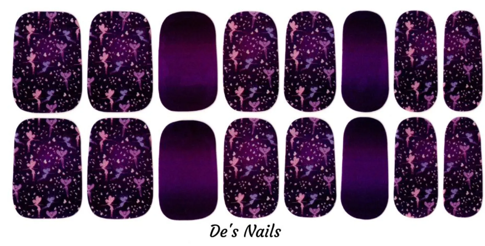 Little Fairies - De’s Nails Exclusive Nail Polish Wraps sold by De's Nails