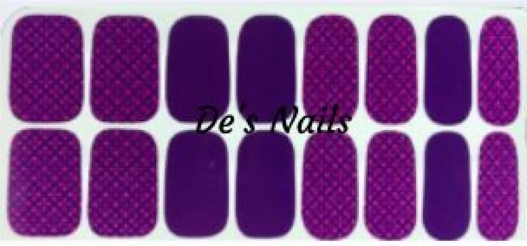Pink Purple Tweed - Designer Premium Nail Polish Wraps sold by De's Nails