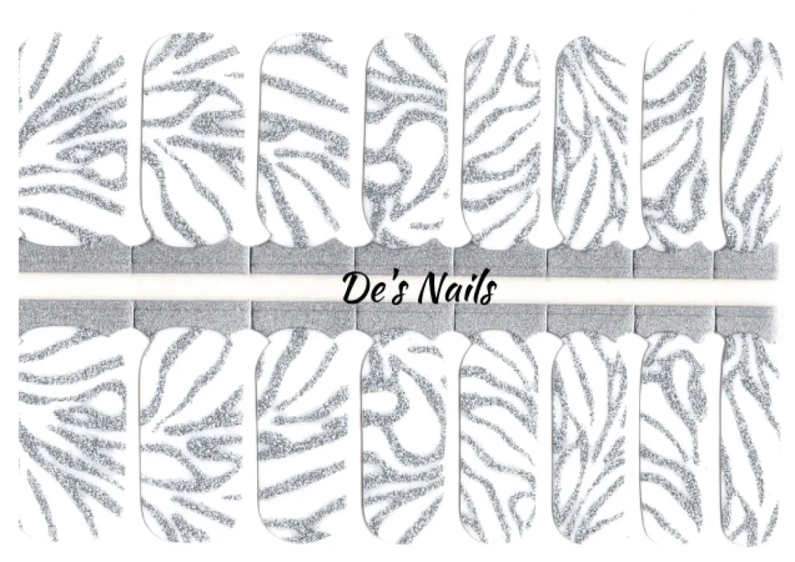 White Tiger - Nail Polish Wraps sold by De's Nails