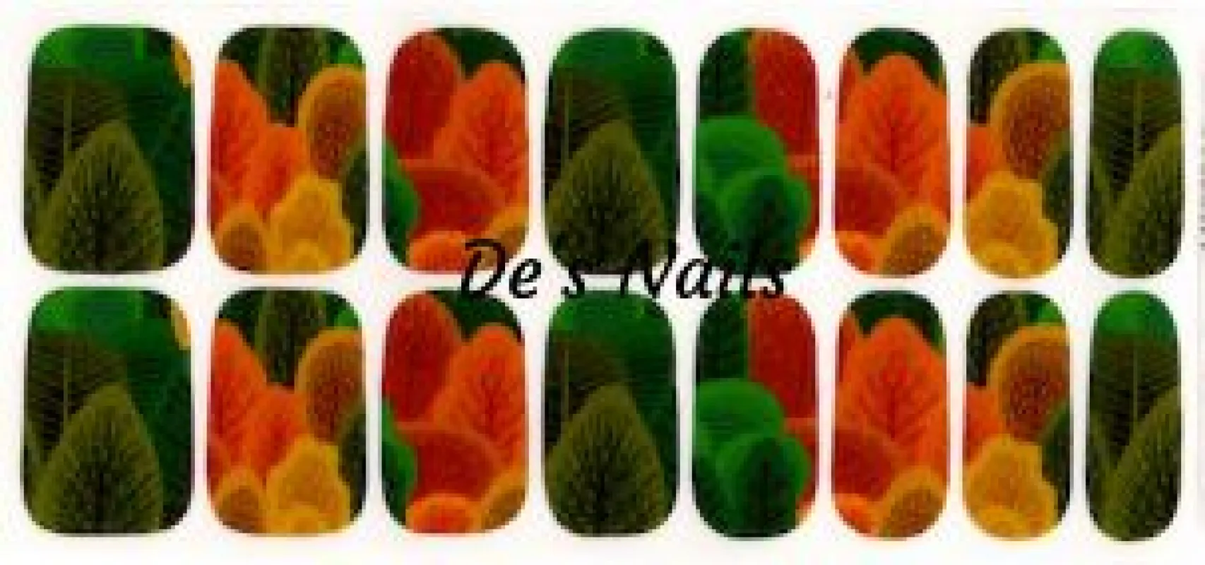 Love me or Leaf me Premium Nail Polish Wraps sold by De's Nails