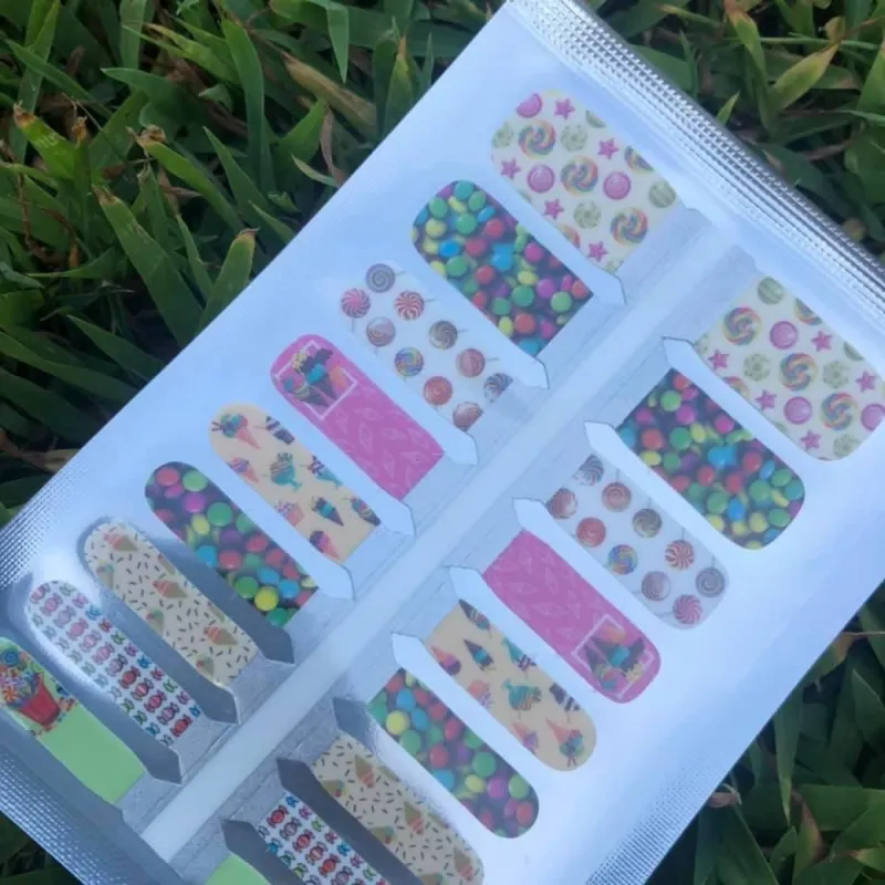 Candy - Petite Collection Nail Polish Wraps sold by De's Nails