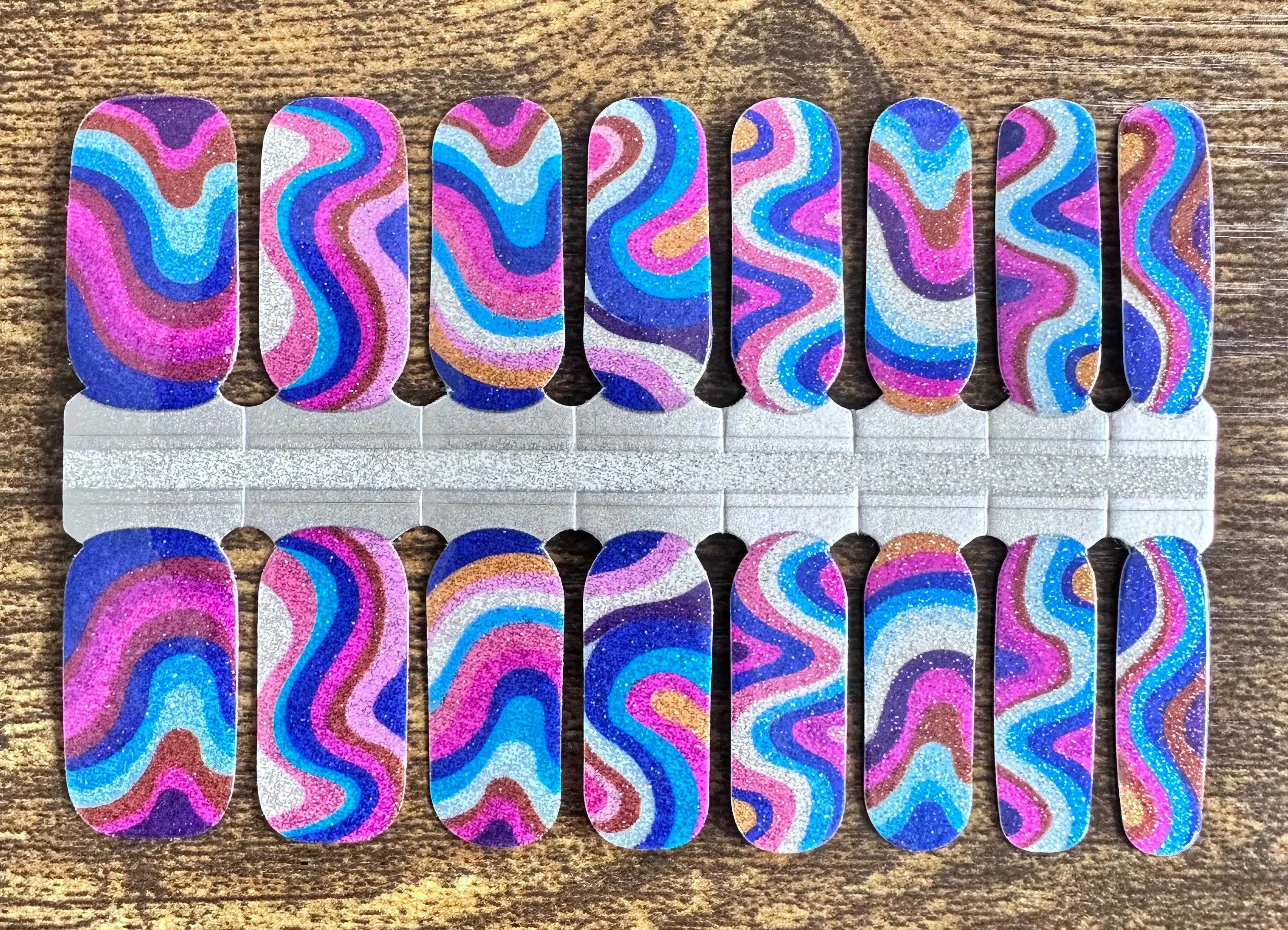 Trippy Dippy - Nail Polish Wraps sold by De's Nails