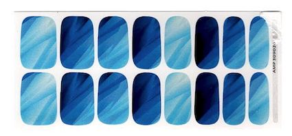 Blue Perfection - Premium Nail Polish Wraps sold by De's Nails