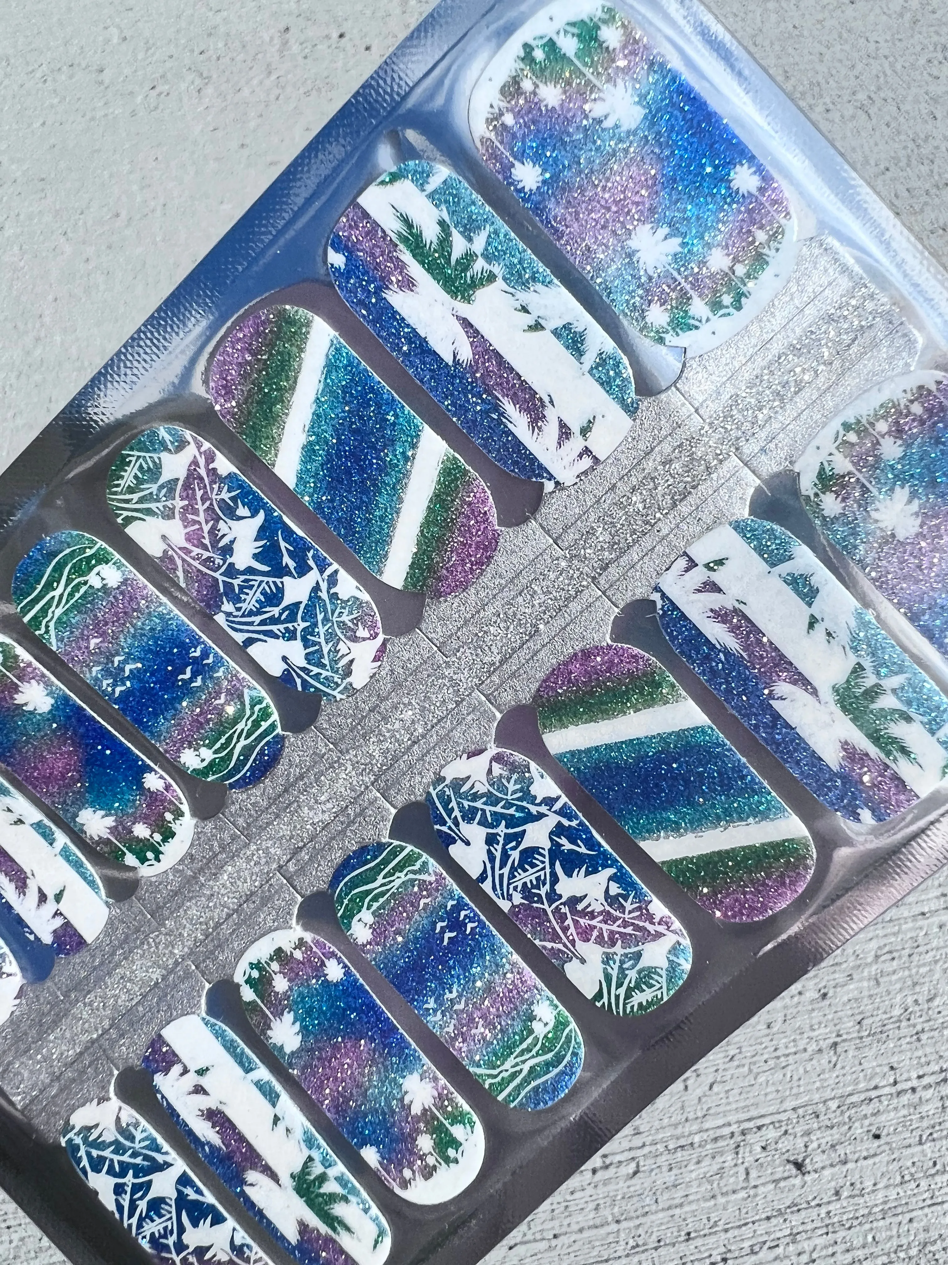 Vacay Bling - Designer Nail Polish Wraps sold by De's Nails