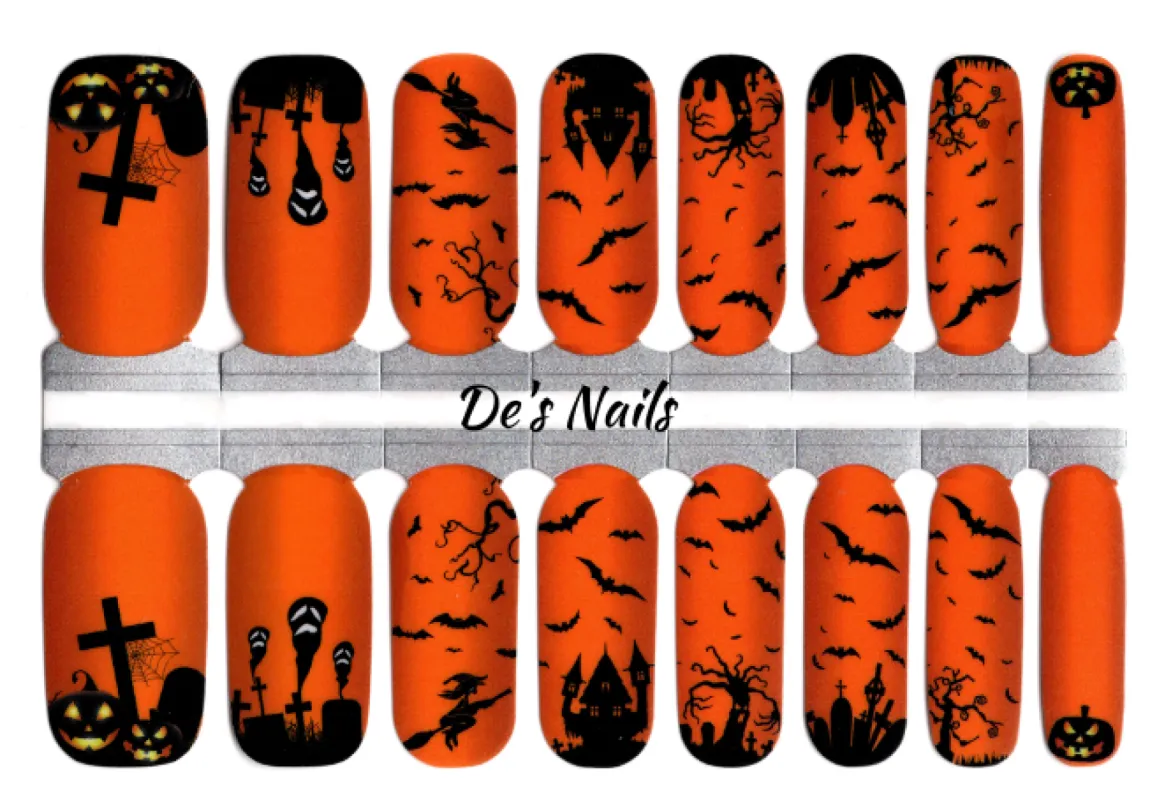 Graveyard Ghouls - Nail Polish Wraps sold by De's Nails