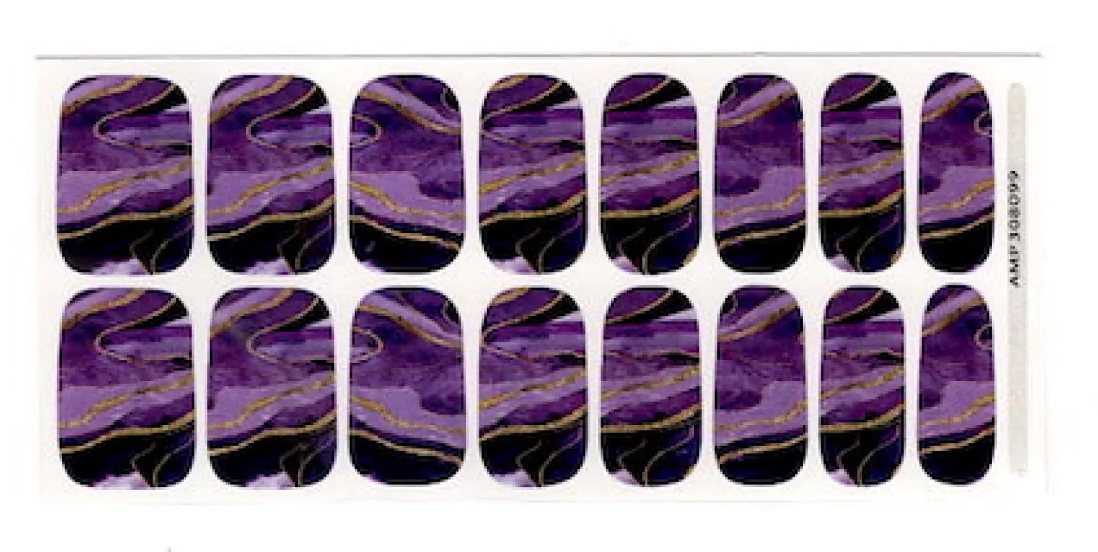 Purple Perfection - Premium Nail Polish Wraps sold by De's Nails