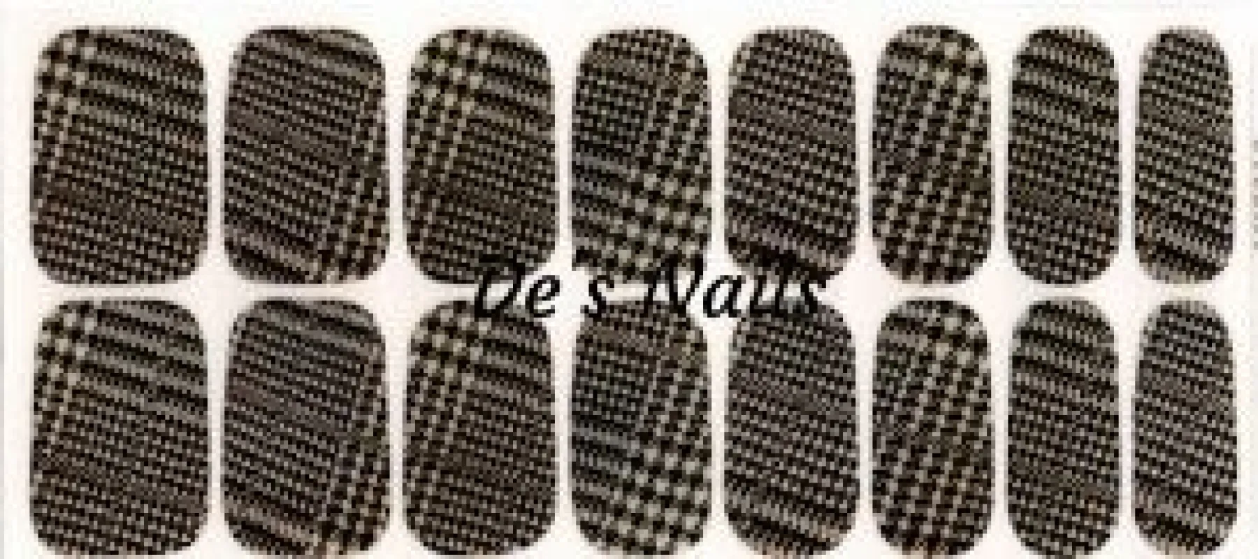 Tweed Premium Nail Polish Wraps sold by De's Nails