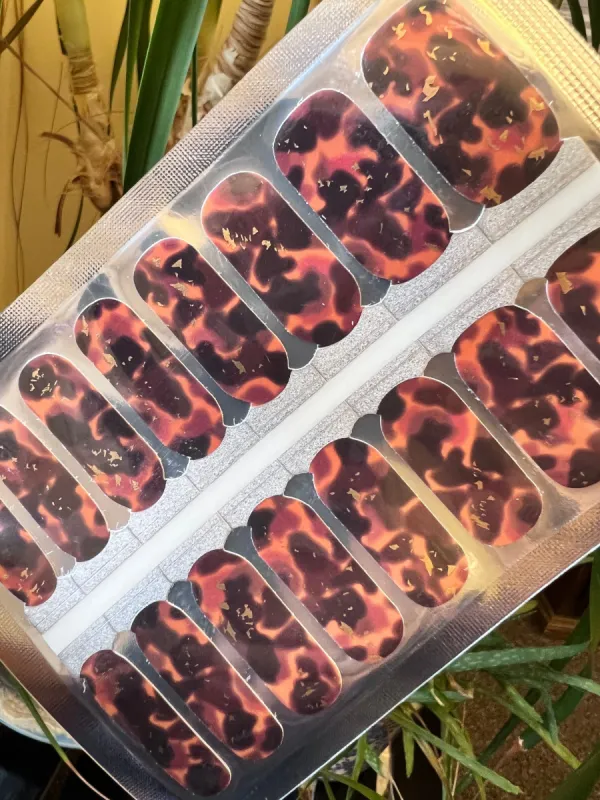 Tortoise Shelltacular Nail Polish Wraps sold by De's Nails