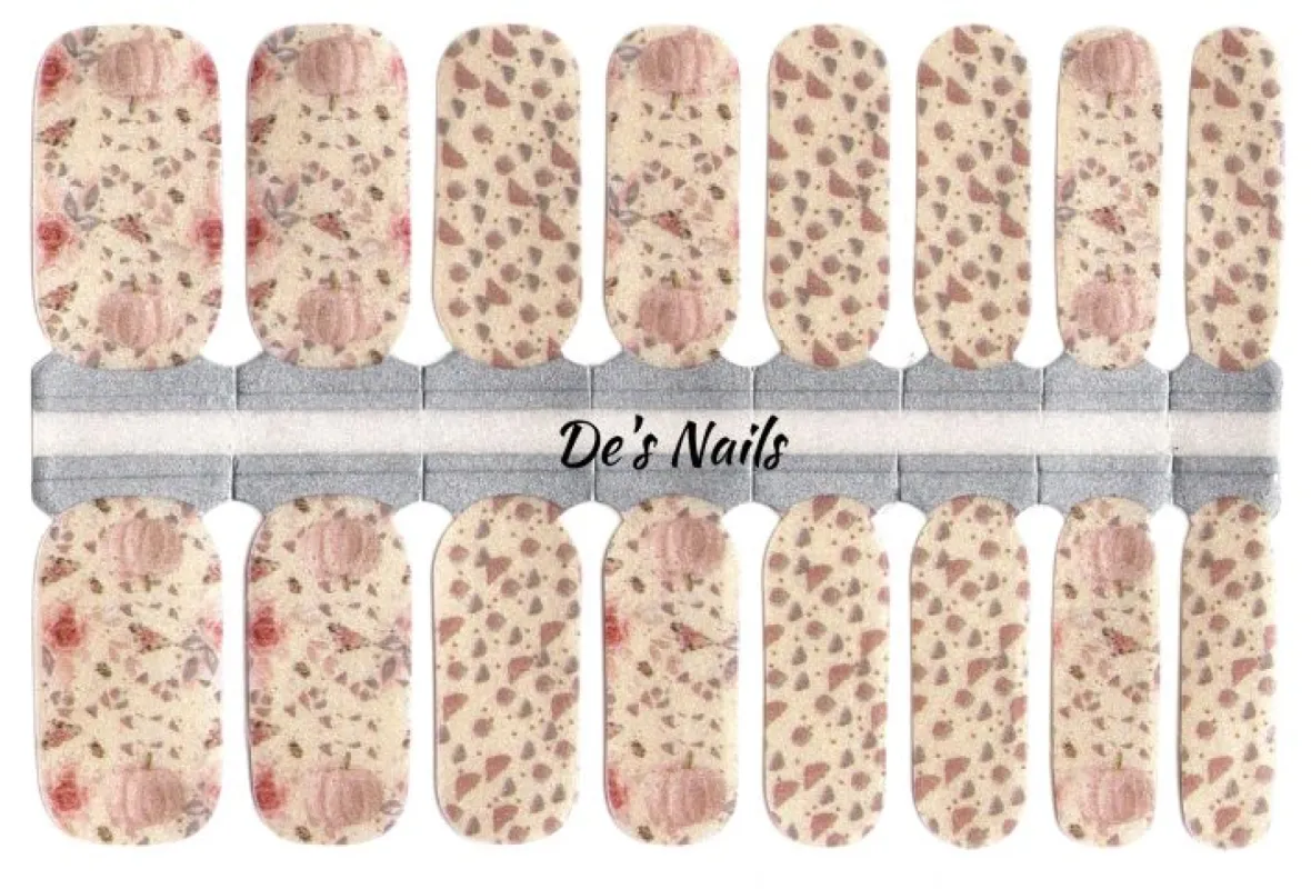 Pumpkin Cream Soup - Nail Polish Wraps sold by De's Nails