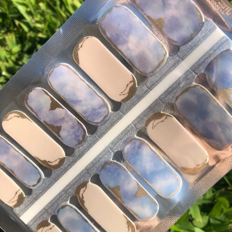 Edged In Gold - Semi Transparent sold by De's Nails