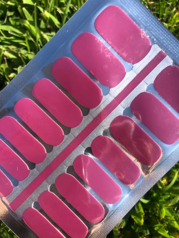 Wine - Nail Polish Wraps sold by De's Nails