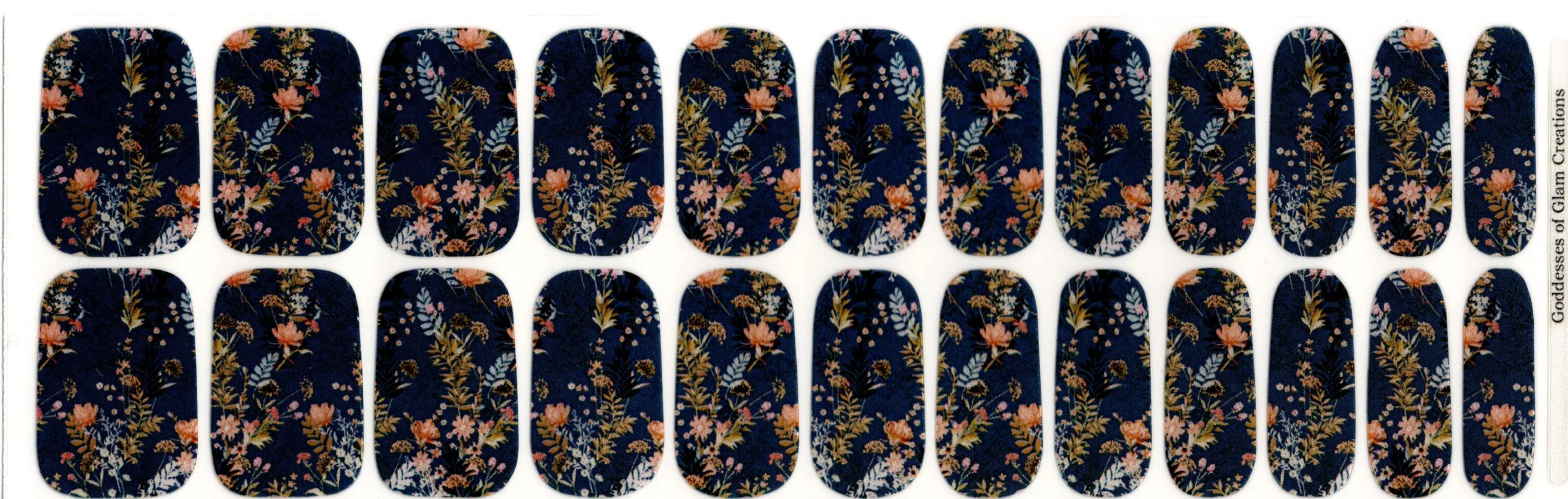 Foliage Delight - Goddesses Of Glam Exclusive Nail Polish Wraps sold by De's Nails
