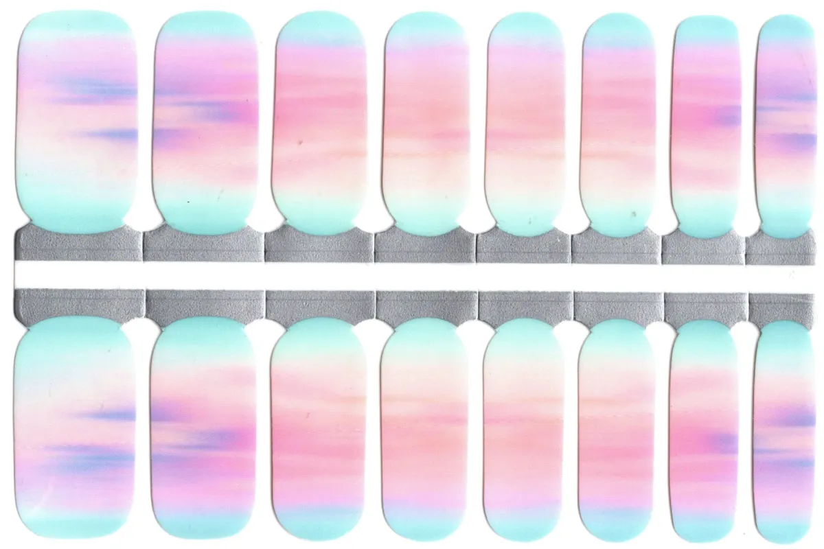 Perfect Sunset - Nail Polish Wraps sold by De's Nails