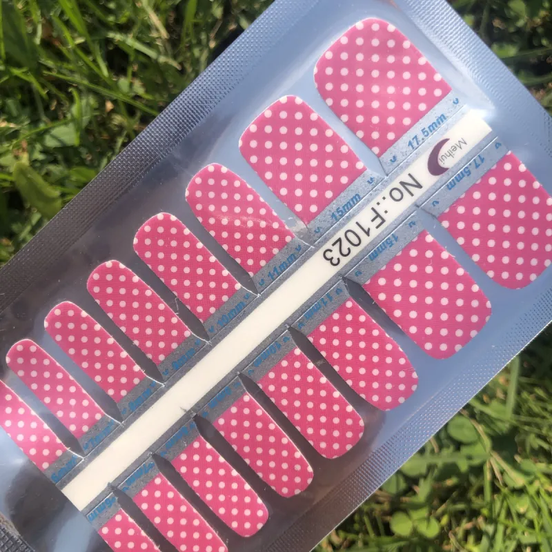 Polka Dot Pink - Pedi sold by De's Nails