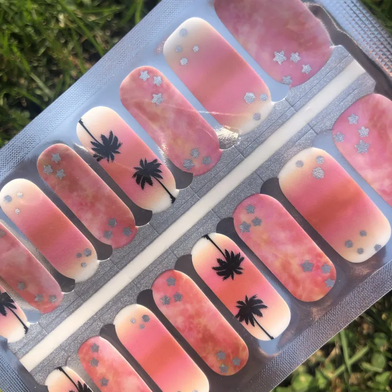 Cool Tropics - Nail Polish Wraps sold by De's Nails