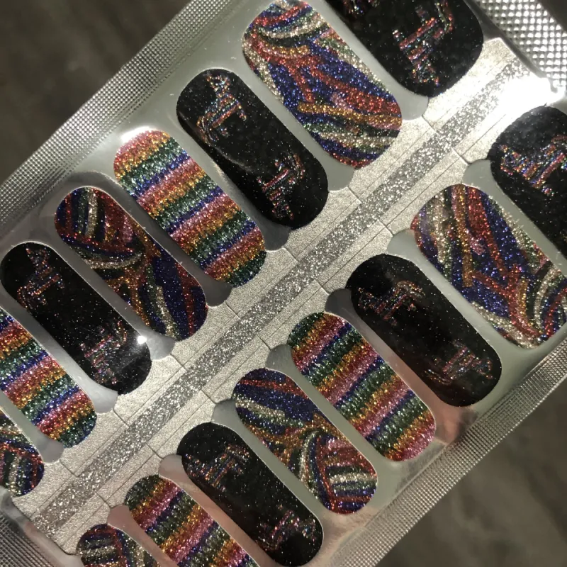 Pinata Nail Polish Wraps sold by De's Nails