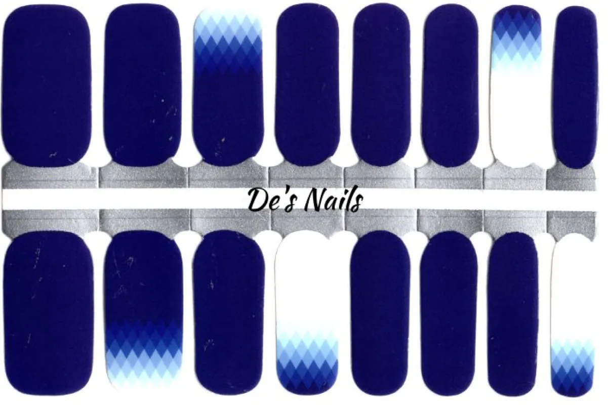 Blues Club - Nail Polish Wraps sold by De's Nails