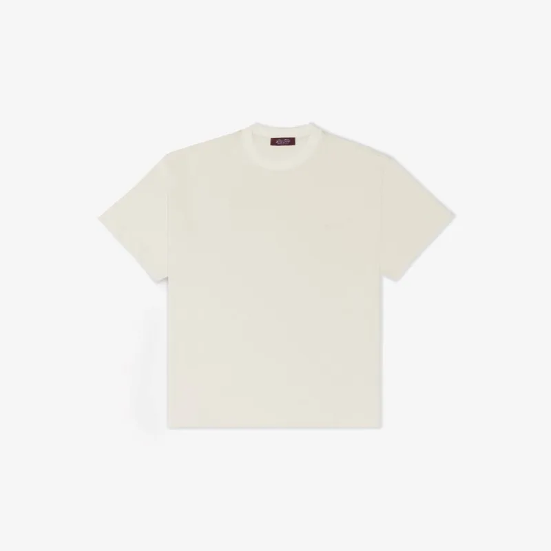 Women's Tonal Embroidered Tee - Vintage White made by Del Toro