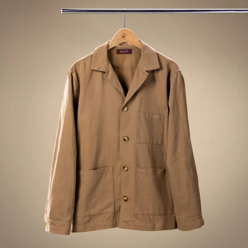 Men's Loafer Jacket - Tobacco made by Del Toro