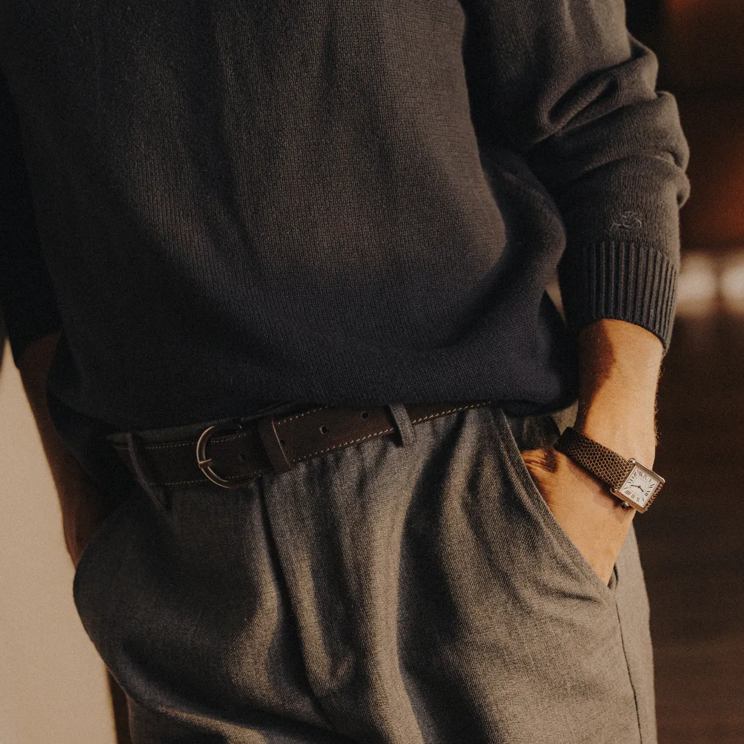 Men's Classic Crewneck Sweater - Navy sold by Del Toro product image thumbnail 4