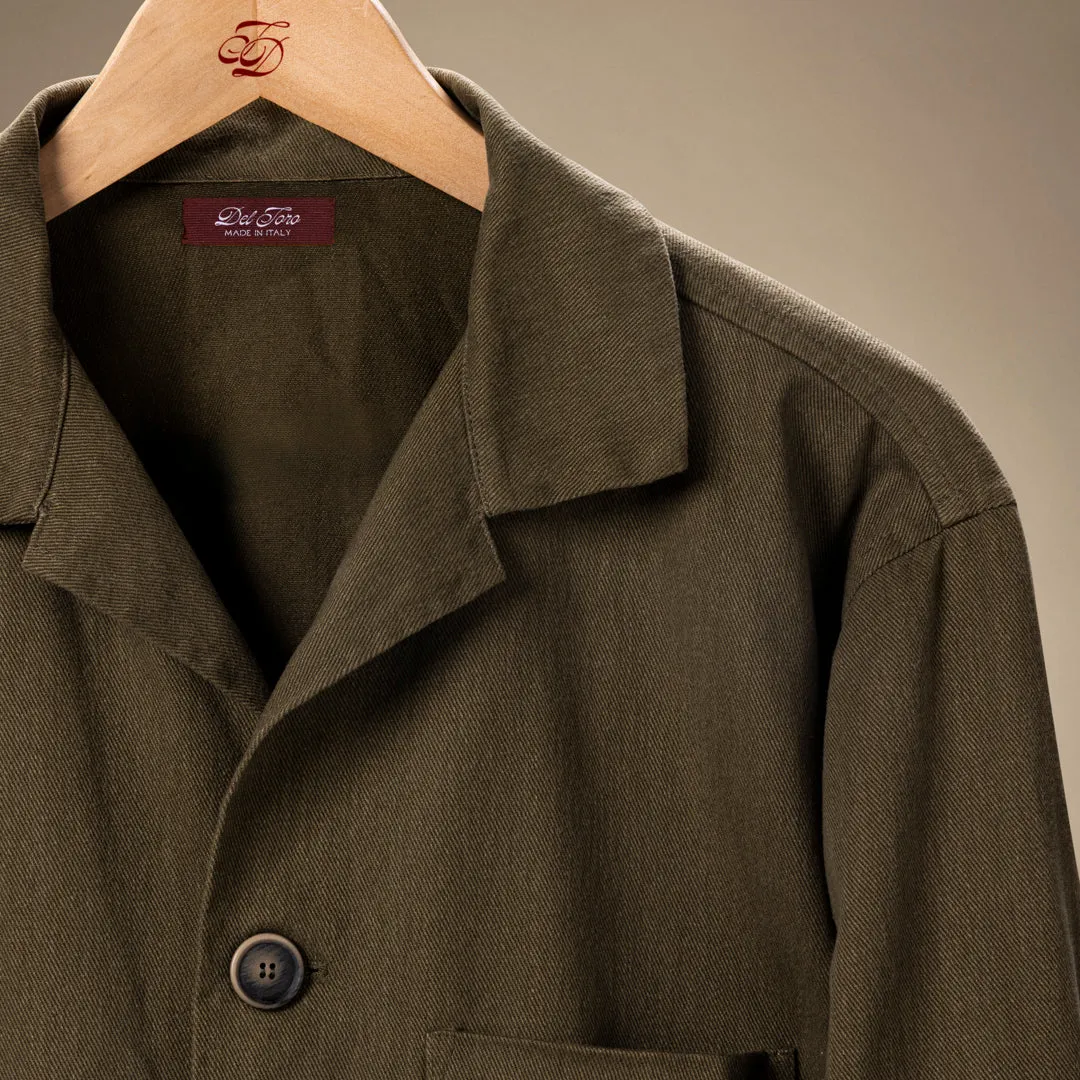 Men's Loafer Jacket - Olive sold by Del Toro product image thumbnail 3