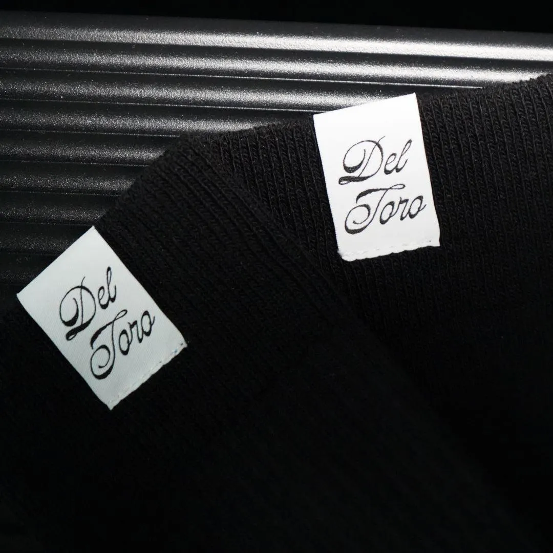 Ribbed Loop Sock - Black sold by Del Toro product image thumbnail 5