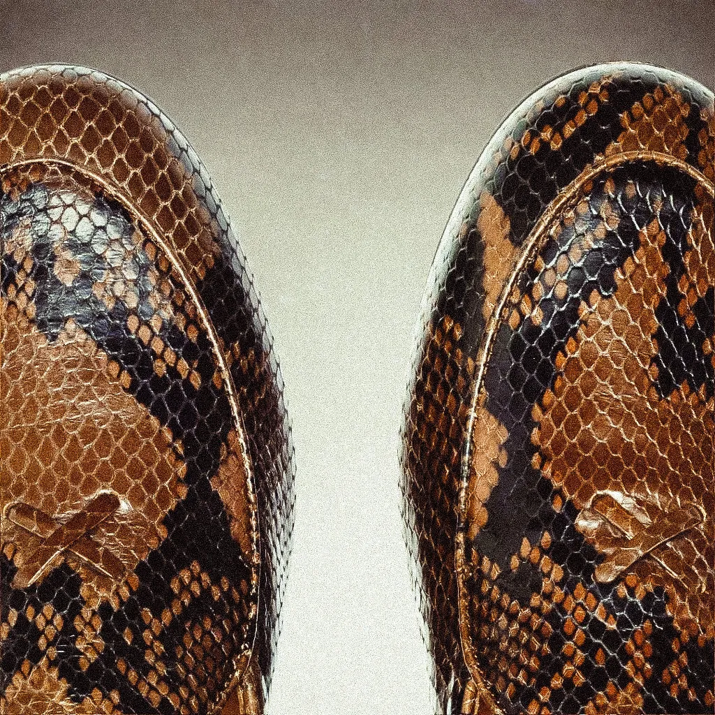 Women's Brown Snakeskin Milano Loafer sold by Del Toro product image thumbnail 5