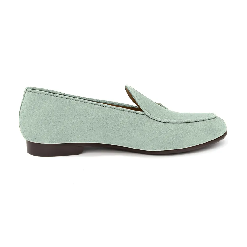 Men's Sage Suede Milano Loafer made by Del Toro