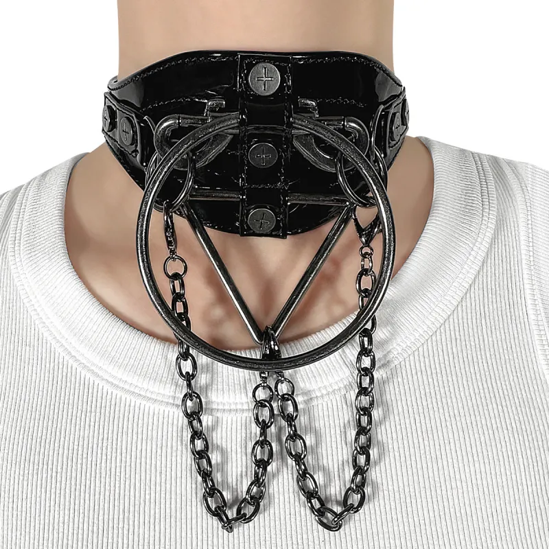 Demonia Leather Choker made by Demonia